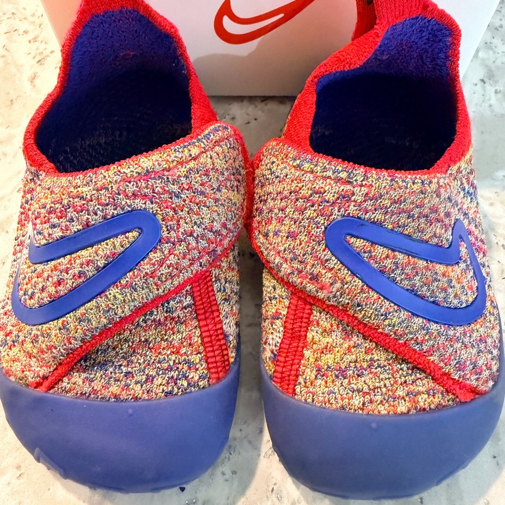 Nike Kids Colorful Knit Slip-On Sneakers